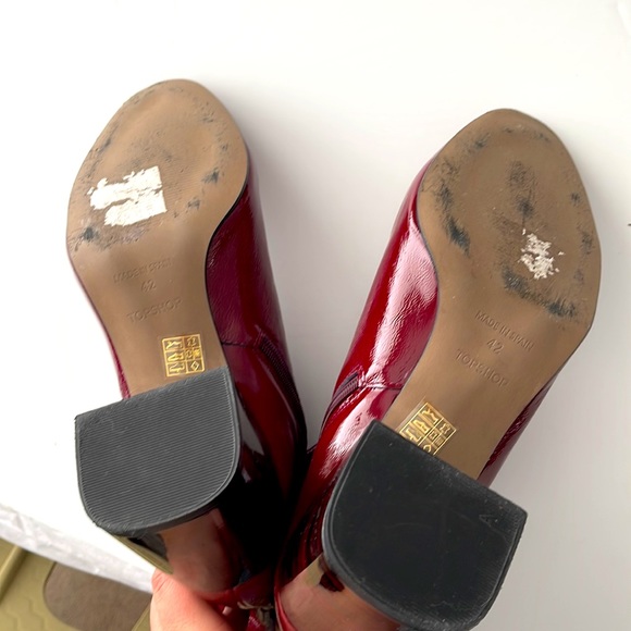 TopShop patent leather ankle boots - Picture 5 of 6
